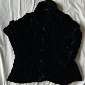J. Jill Black Velvet Jacket